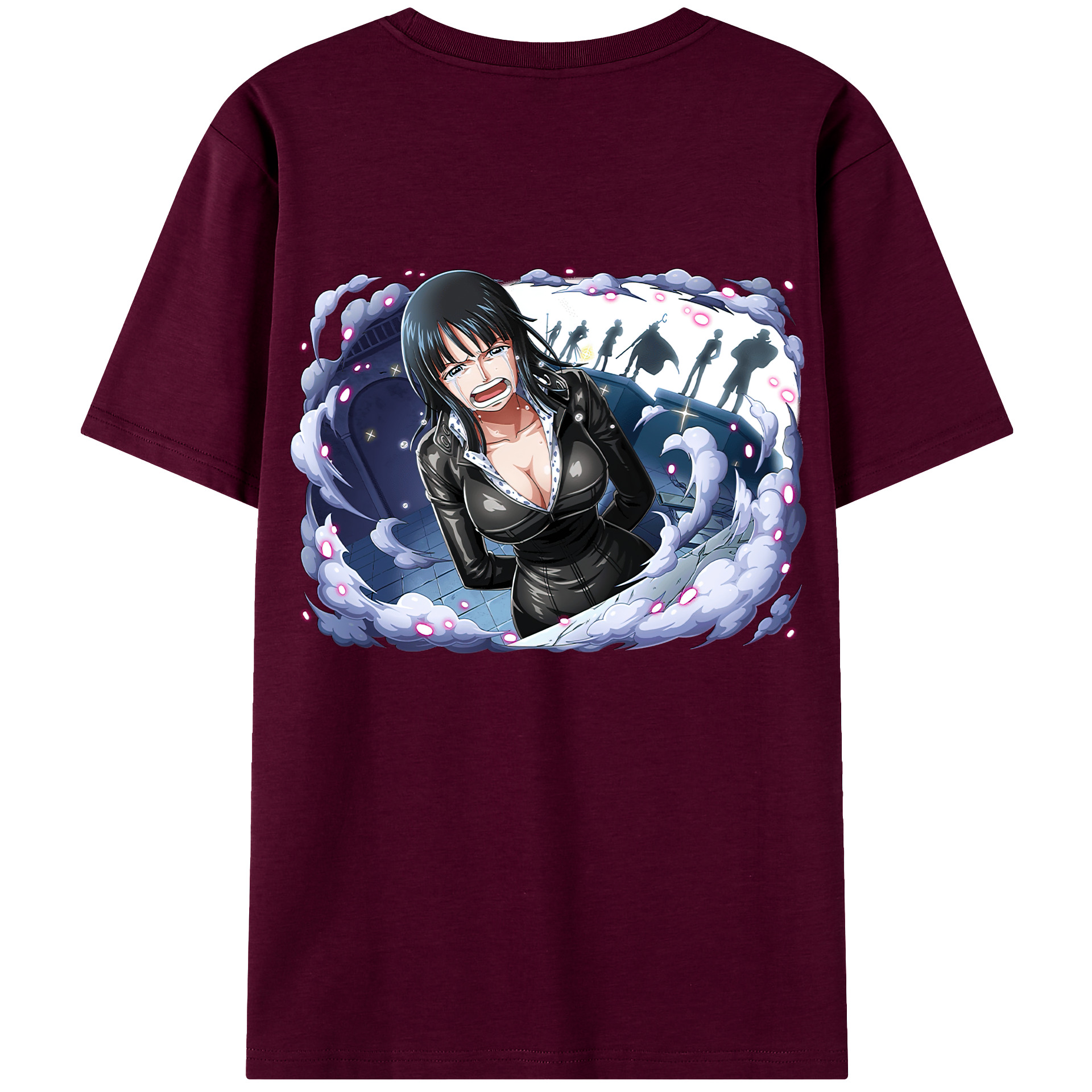 ワンピース ニコ・ロビン ONE PIECE Nico Robin レディース半袖Tシャツ(バックプリント)